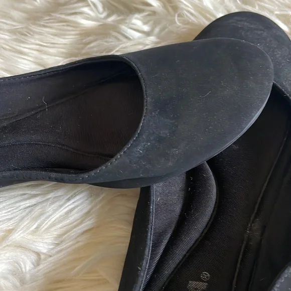 Soda black suede professional loafer work business career shoe gel soles 8 1/2 - Picture 15 of 16